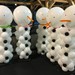 ballonnen decoraties: sneeuwpoppen